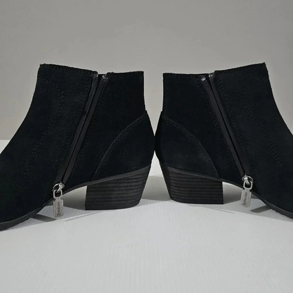 NEW Blondo Vivian Ankle Bootie Womens 6.5 Black Suede Waterproof Western Casual - Picture 4 of 13